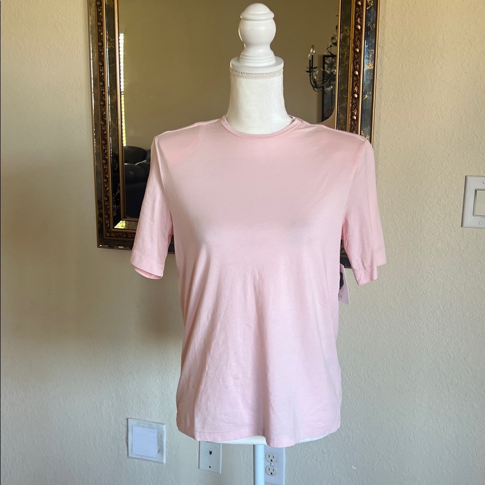 Lita by Ciara Boxy Shoulder Pad Cotton T-Shirt - Picture 5 of 11